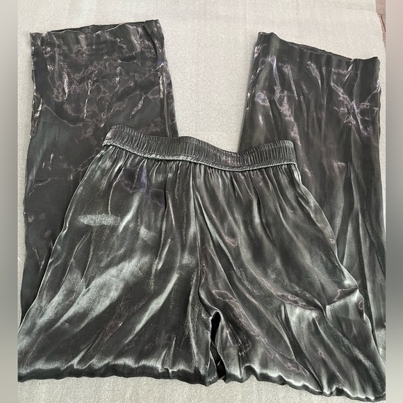[XS]Zara Metallic Gray Wide leg Trousers - Picture 8 of 8